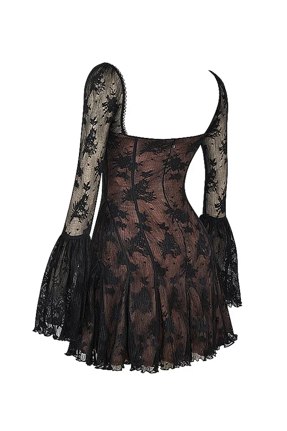 Analissa Black Lace Corset Dress Analissa Black Lace Corset Dress