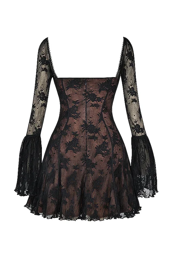 Analissa Black Lace Corset Dress Analissa Black Lace Corset Dress