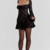 Analissa Black Lace Corset Dress Analissa Black Lace Corset Dress