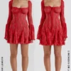 Analissa Scarlet Lace Corset Dress Analissa Scarlet Lace Corset Dress