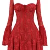Analissa Scarlet Lace Corset Dress Analissa Scarlet Lace Corset Dress