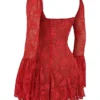 Analissa Scarlet Lace Corset Dress Analissa Scarlet Lace Corset Dress