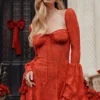 Analissa Scarlet Lace Corset Dress Analissa Scarlet Lace Corset Dress