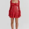 Analissa Scarlet Lace Corset Dress Analissa Scarlet Lace Corset Dress