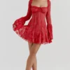 Analissa Scarlet Lace Corset Dress Analissa Scarlet Lace Corset Dress