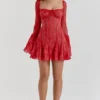 Analissa Scarlet Lace Corset Dress Analissa Scarlet Lace Corset Dress