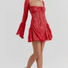 Analissa Scarlet Lace Corset Dress Analissa Scarlet Lace Corset Dress