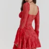 Analissa Scarlet Lace Corset Dress Analissa Scarlet Lace Corset Dress