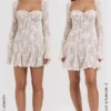 Analissa Vintage Cream Lace Corset Dress Analissa Vintage Cream Lace Corset Dress