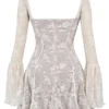 Analissa Vintage Cream Lace Corset Dress Analissa Vintage Cream Lace Corset Dress