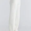 Andie Ivory Merino Wool Knit Trousers