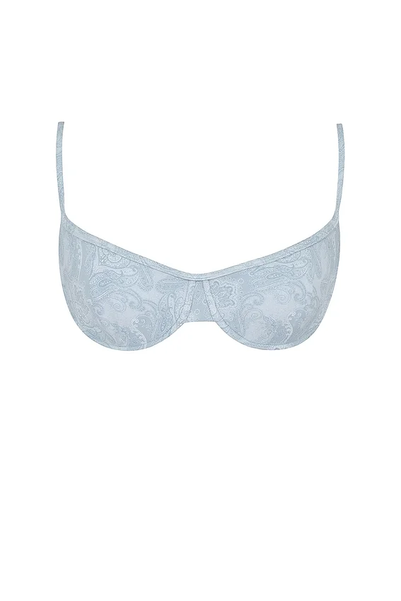 Antibes Blue Paisley Underwired Bikini Top Antibes Blue Paisley Underwired Bikini Top