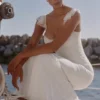 Antonella White Gathered Mesh Maxi Dress Antonella White Gathered Mesh Maxi Dress