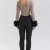 Antonia Brown Puppytooth Corset Top