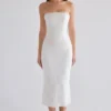 Antonie White Cotton Broderie Anglaise Midi Skirt Antonie White Cotton Broderie Anglaise Midi Skirt