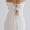 Antonie White Cotton Broderie Anglaise Midi Skirt Antonie White Cotton Broderie Anglaise Midi Skirt