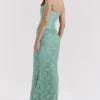 Antonina Jade Lace Corset Maxi Dress Antonina Jade Lace Corset Maxi Dress