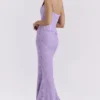 Antonina Orchid Lace Corset Maxi Dress Antonina Orchid Lace Corset Maxi Dress