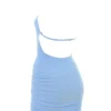 Anura Soft Blue Knit Halter Dress Anura Soft Blue Knit Halter Dress