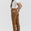 Apollo Tan Vegan Suede Trousers Apollo Tan Vegan Suede Trousers