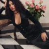 Arabella Black Velvet Corset Dress Arabella Black Velvet Corset Dress