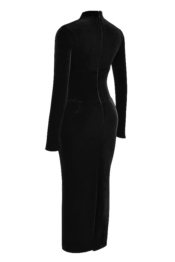 Arabella Black Velvet Corset Dress Arabella Black Velvet Corset Dress