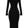 Arabella Black Velvet Corset Dress Arabella Black Velvet Corset Dress