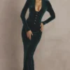 Arabella Forest Velvet Corset Dress Arabella Forest Velvet Corset Dress