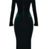 Arabella Forest Velvet Corset Dress Arabella Forest Velvet Corset Dress