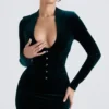 Arabella Forest Velvet Corset Dress Arabella Forest Velvet Corset Dress