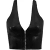 Ariadne Black Latex Halter Top Ariadne Black Latex Halter Top