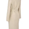 Ariel Beige Vegan Leather Trench Coat Ariel Beige Vegan Leather Trench Coat