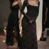 Artemis Black Lace Maxi Dress Artemis Black Lace Maxi Dress