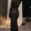 Artemis Black Lace Maxi Dress Artemis Black Lace Maxi Dress