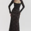 Artemis Black Lace Maxi Dress Artemis Black Lace Maxi Dress