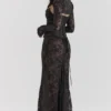 Artemis Black Lace Maxi Dress Artemis Black Lace Maxi Dress