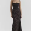 Artemis Black Lace Maxi Dress Artemis Black Lace Maxi Dress