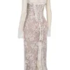 Artemis Vintage Cream Lace Maxi Dress Artemis Vintage Cream Lace Maxi Dress