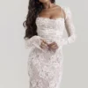 Artemis Vintage Cream Lace Maxi Dress Artemis Vintage Cream Lace Maxi Dress