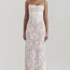 Artemis Vintage Cream Lace Maxi Dress Artemis Vintage Cream Lace Maxi Dress