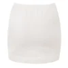 Asher Ivory Cashmere Mini Skirt