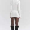 Hazel Ivory Cashmere Roll Neck Sweater