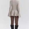 Aster Biscuit Wool Cashmere Long Sleeve Cardigan
