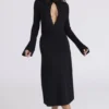 Asti Black A-Line Midi Skirt Asti Black A-Line Midi Skirt