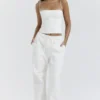 Audette White Structured Corset