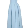 Audrey Tuscan Blue Strapless Midi Sundress Audrey Tuscan Blue Strapless Midi Sundress
