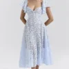 Austen Bluebell Floral Lace Midi Dress Austen Bluebell Floral Lace Midi Dress
