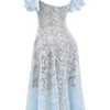 Austen Bluebell Floral Lace Midi Dress Austen Bluebell Floral Lace Midi Dress