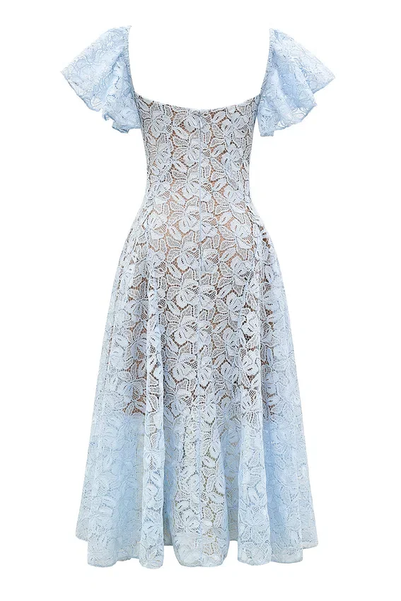Austen Bluebell Floral Lace Midi Dress Austen Bluebell Floral Lace Midi Dress