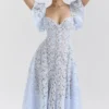 Austen Bluebell Floral Lace Midi Dress Austen Bluebell Floral Lace Midi Dress